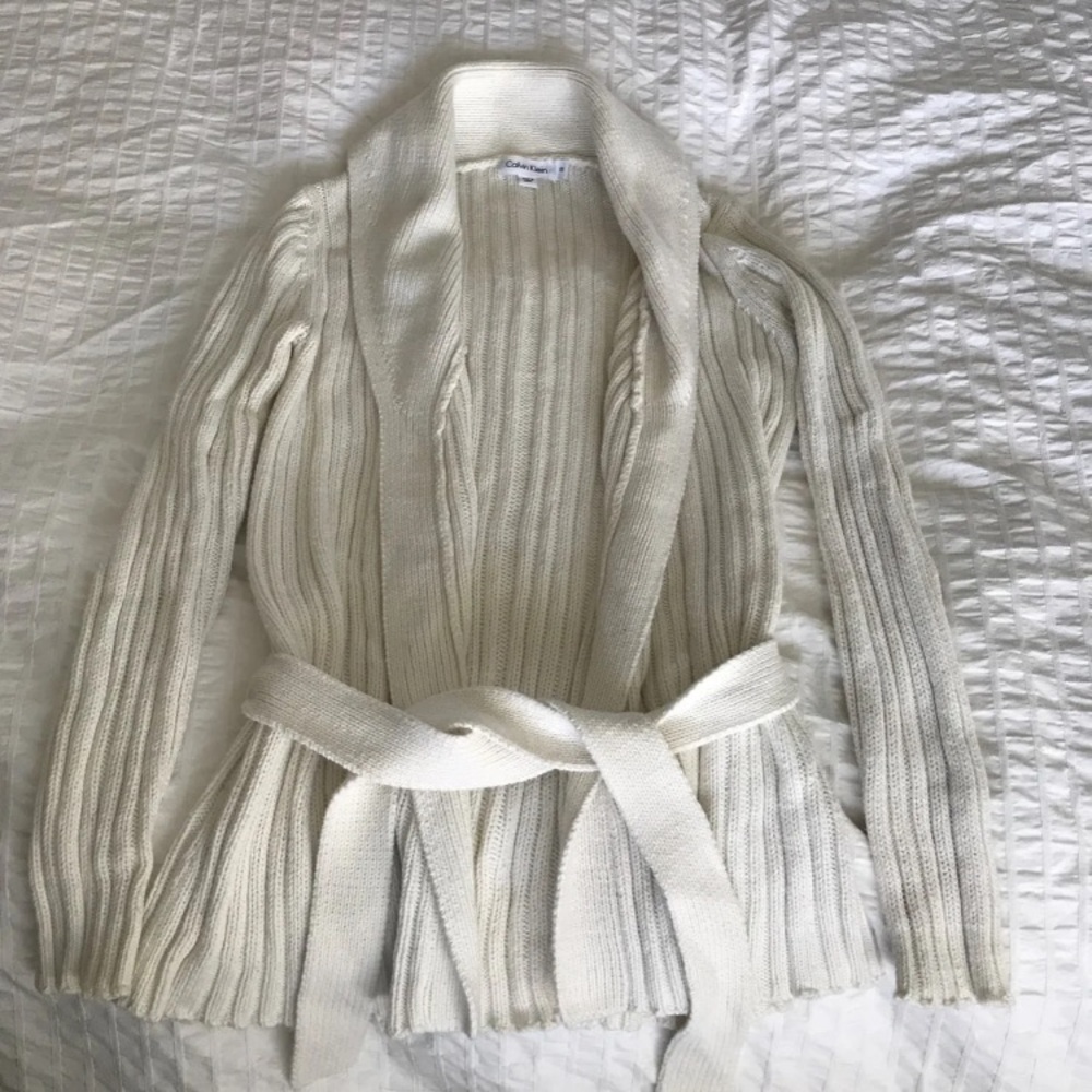 Cream chunky cardigan